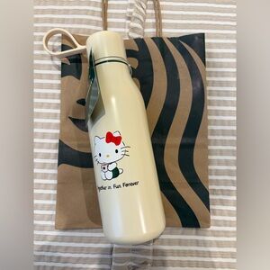 Starbucks x Hello Kitty Cream Water Bottle